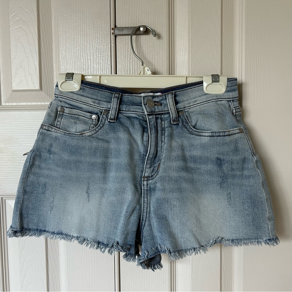 PINK Victoria’s Secret Denim Cut-Off Shorts